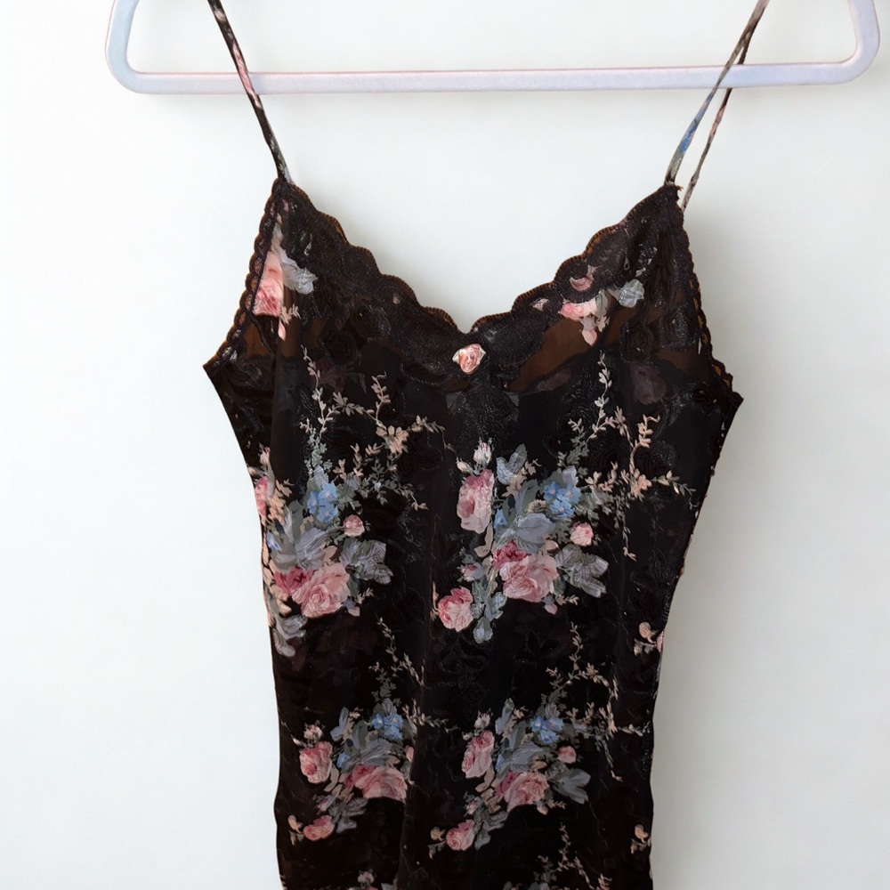 Floral Lace Slip Dress